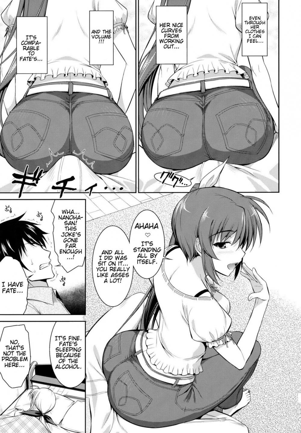 Hentai Manga Comic-Me and Nanoha in a Room-Read-8